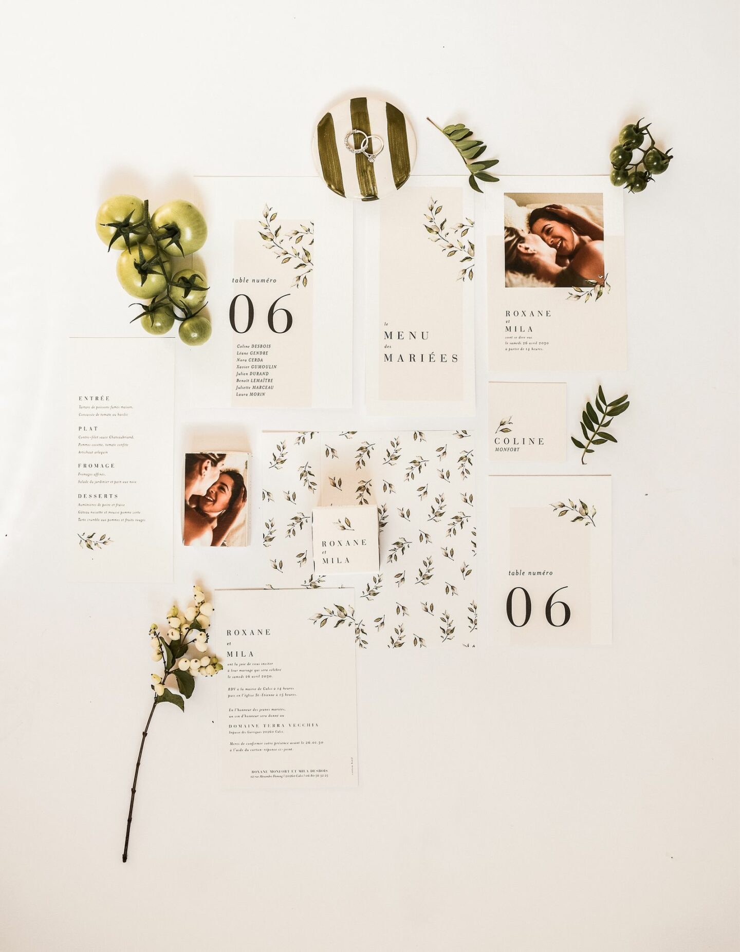 ALBE Editions - Décoration : Une table de mariage végétale et estivale