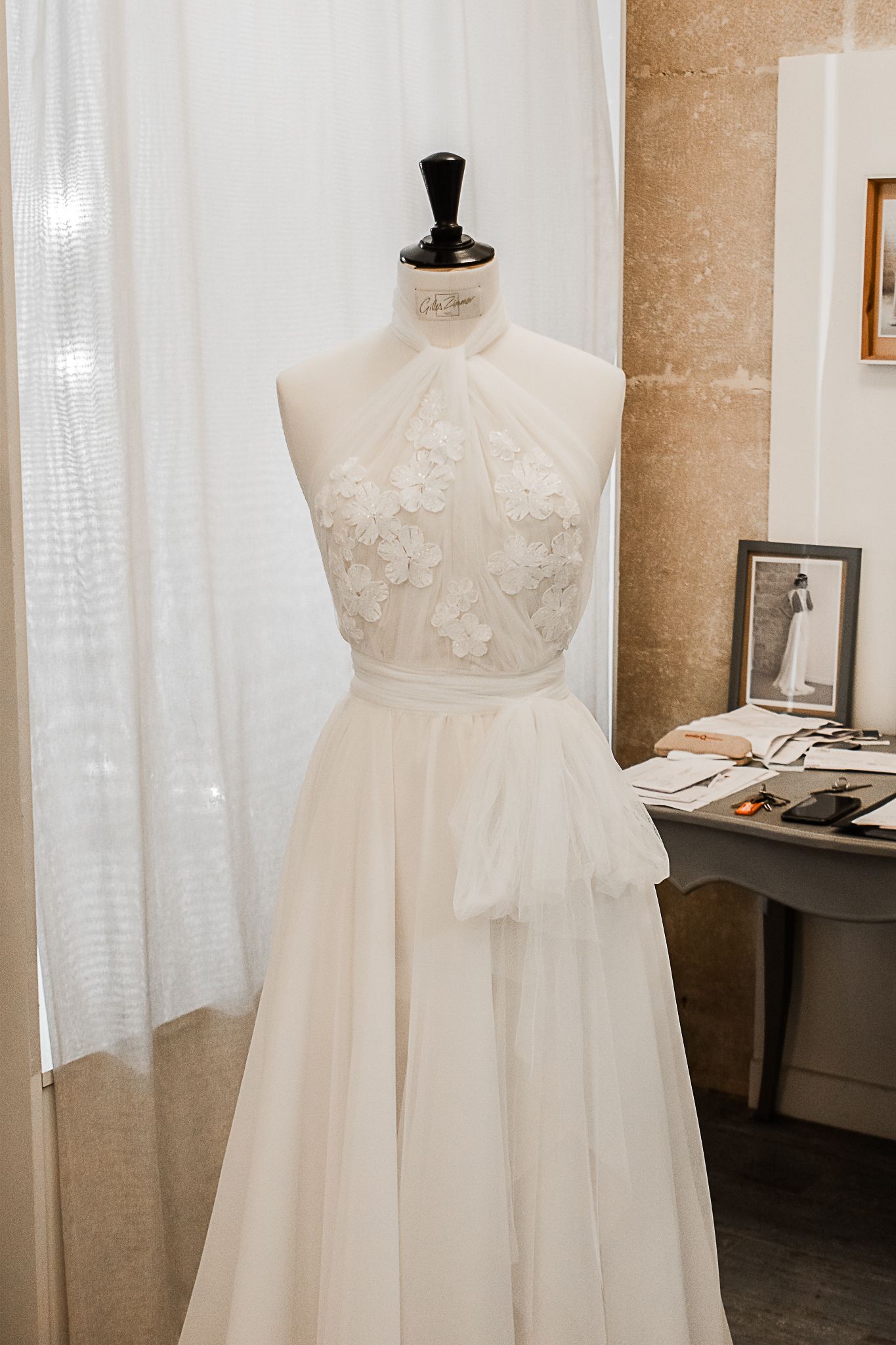 Une robe de mariée du créateur Gilles Zimmer