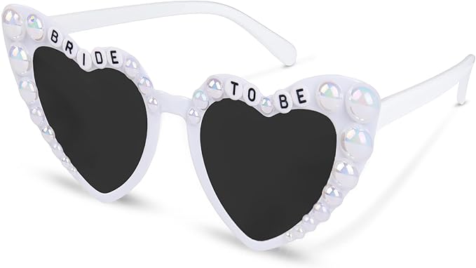 lunette bride to be pour evjf avec des perles