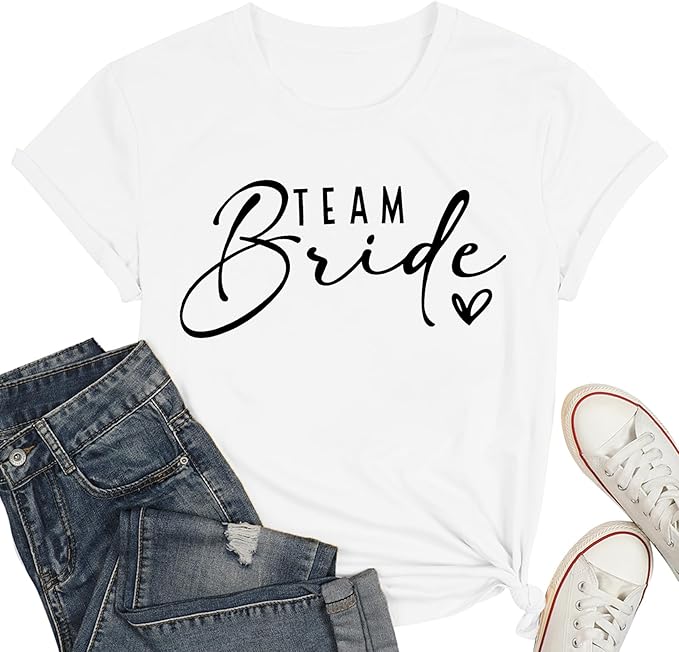 t-shirt team bride