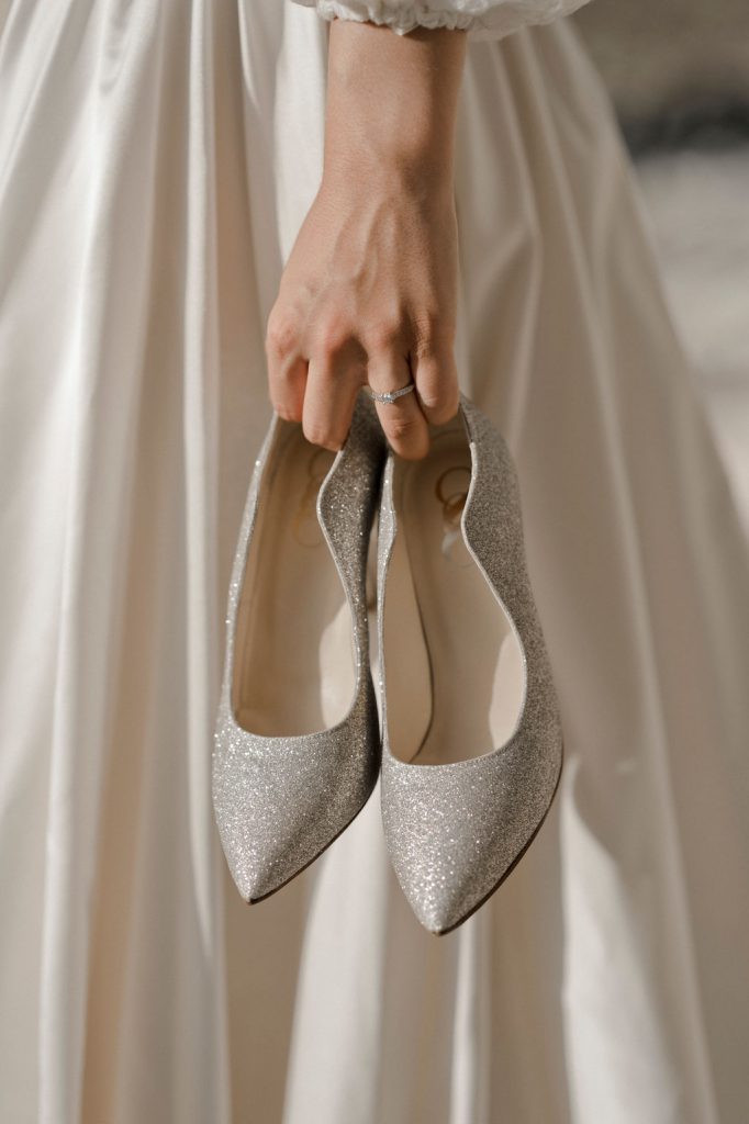 Chaussures de mariage pour la mariée