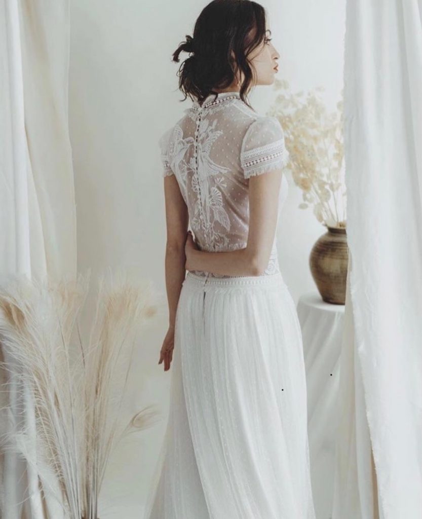 Robe de mariée bohème Rembo Styling