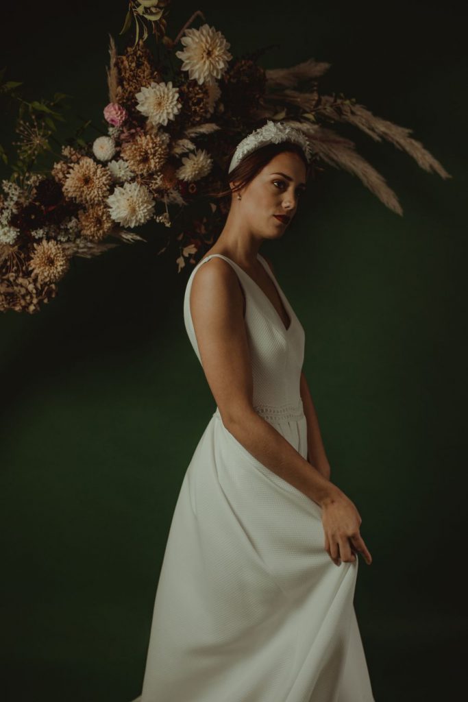 Robe de mariée minimaliste Créations Bochet