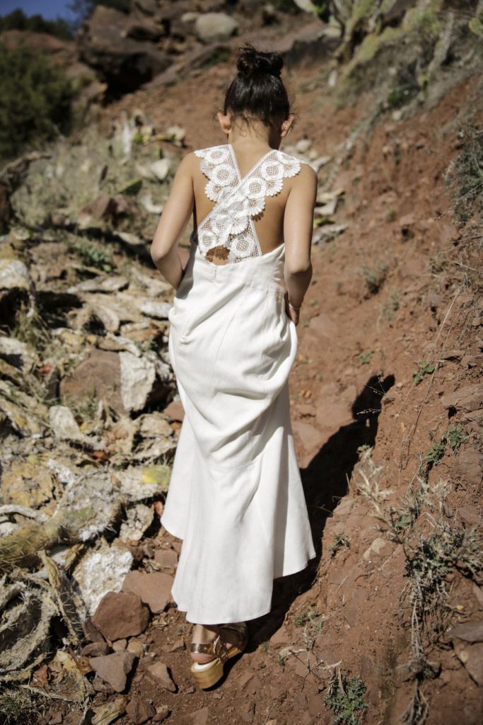Robe blanche fille pour mariage
