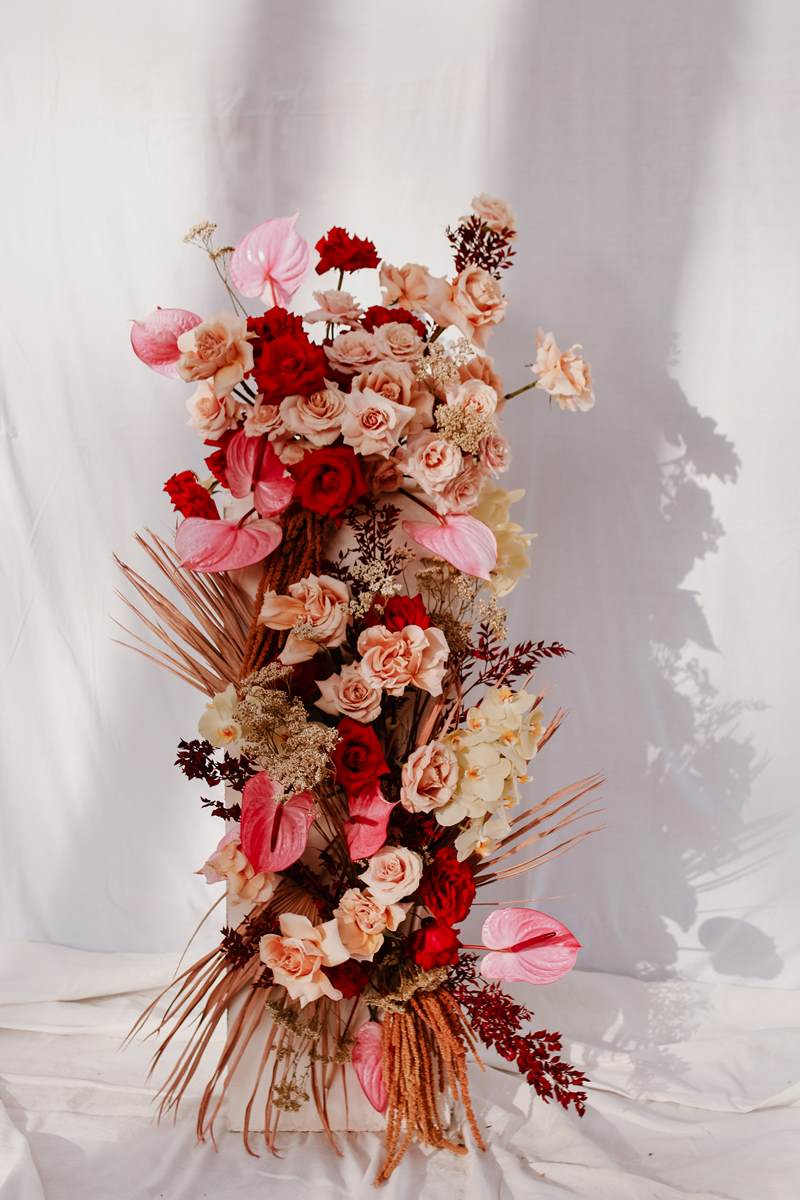 Albe Editions - wedding - mariage - Tepee sauvage - Compositions florales