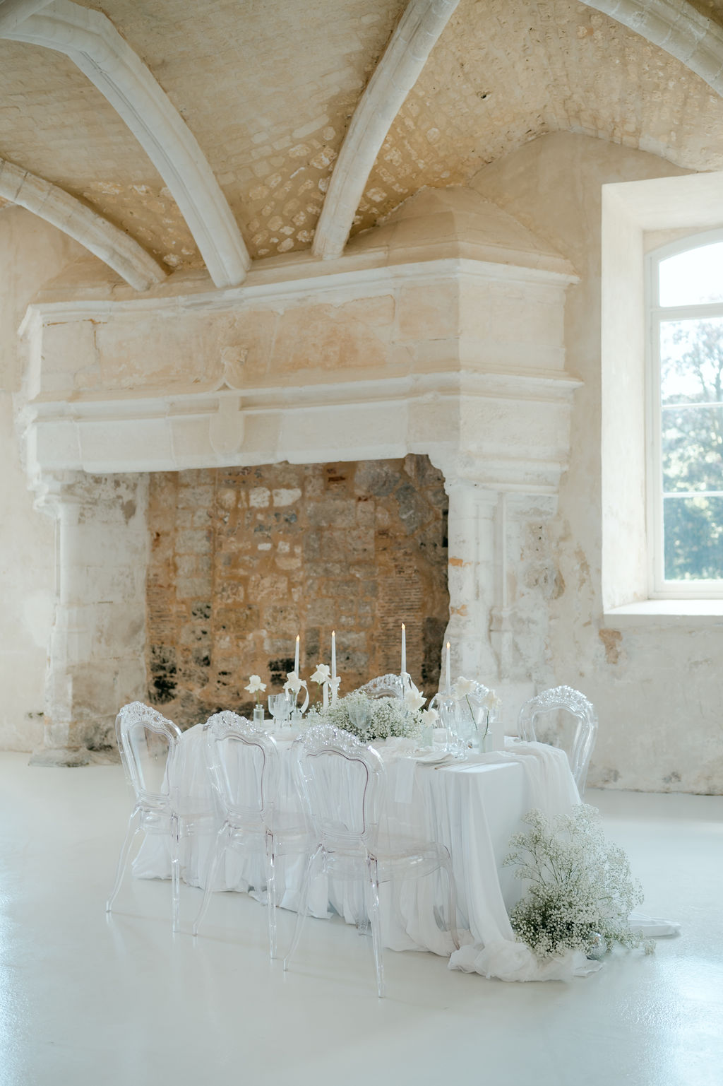 Inspiration : Blanc de Blancs - Mariage Abbaye du Valasse