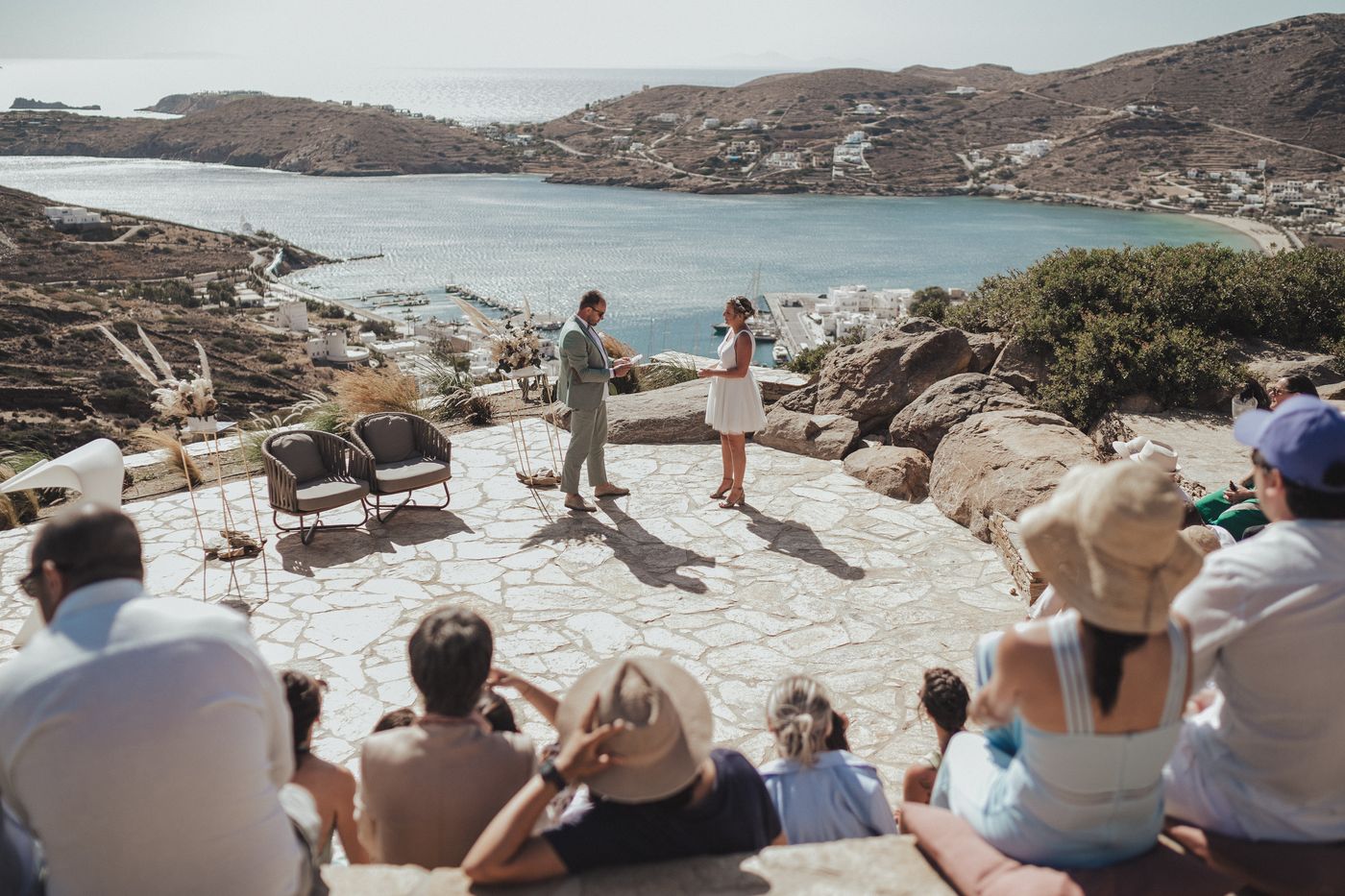 Aurélie & David : Un mariage à l'Alma Sunset Bar en Grèce