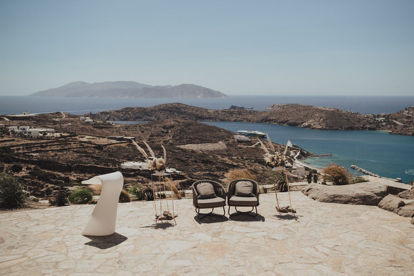 Aurélie & David : Un mariage à l'Alma Sunset Bar en Grèce