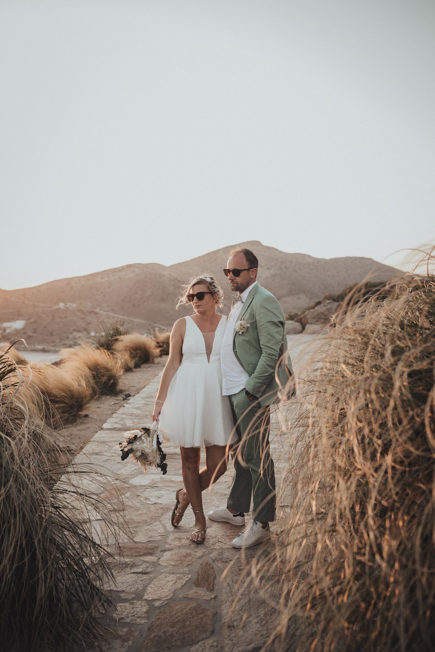 Aurélie & David : Un mariage à l'Alma Sunset Bar en Grèce