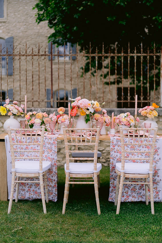 Inspiration : Chamade - Un mariage coloré à La Bastide Neuve