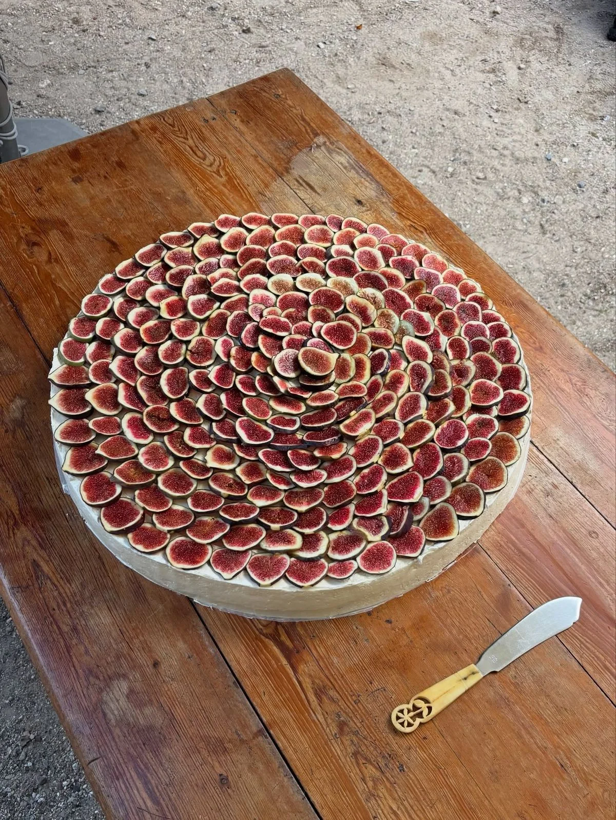 tarte à la figue pour dessert de mariage